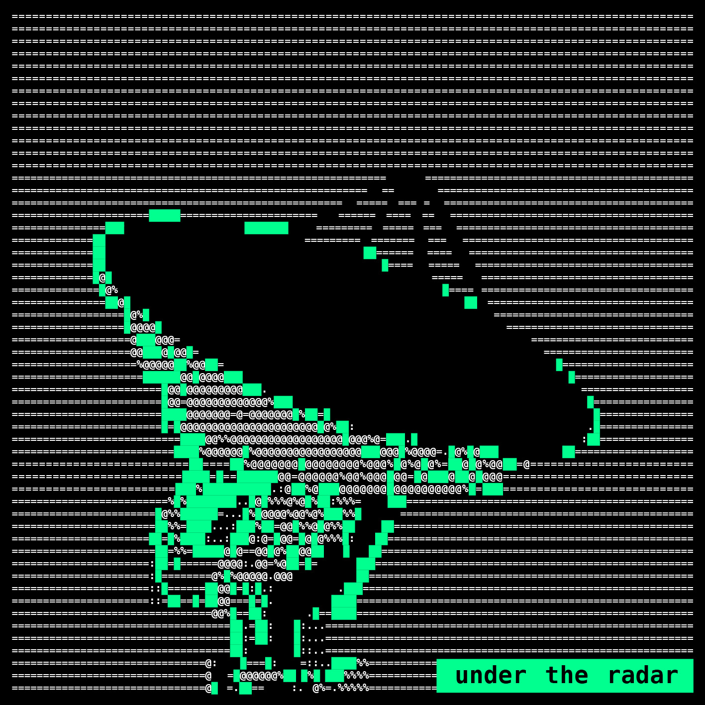 under-the-radar